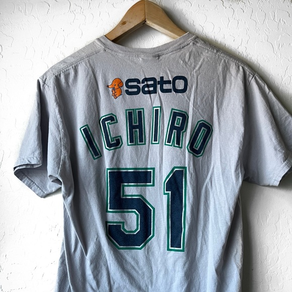 Fruit of the Loom Shirts Vintage Seattle Mariners Ichiro Tshirt